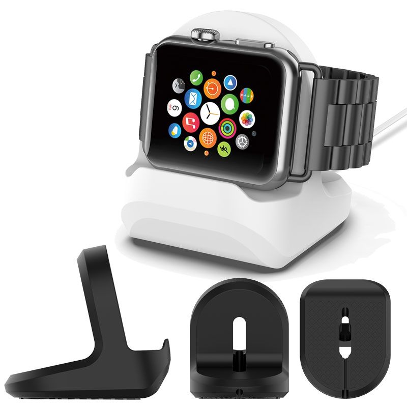 Desk Charging Station - シリコーン充電器スタンド Apple Watch セリエ 8 ウルトラ