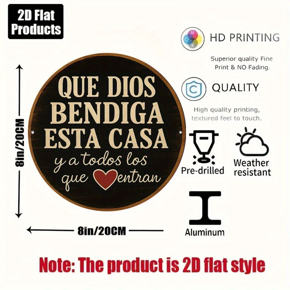 Que Dios Bendiga Esta Casa 8イン - English Home Office のレビューと価格