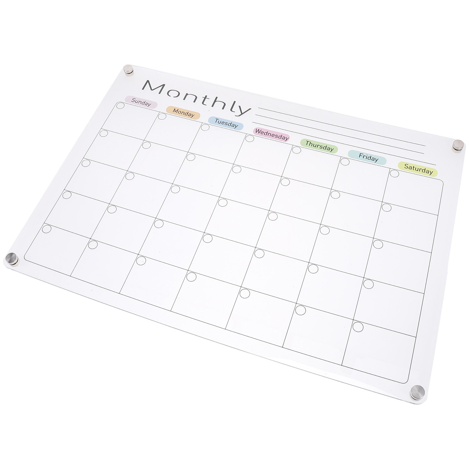マグネット式アクリル製プランニングボード 冷蔵庫用ドライイレ - Whiteboard Magnetic のレビューと価格