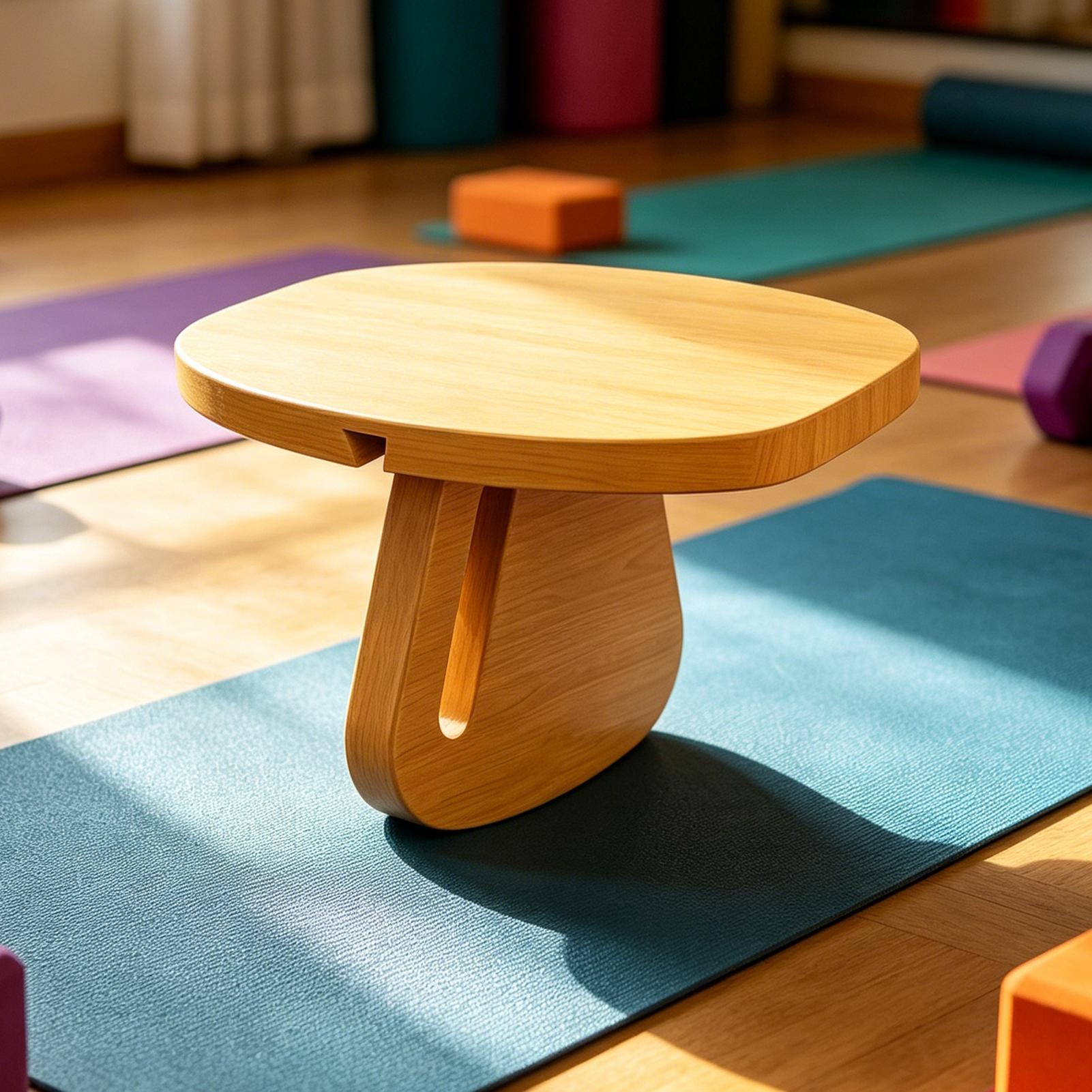 祈りのための木製スツール、瞑想用膝掛けベンチ、寮、自宅、オフ - Home Office Yoga Room のレビューと価格
