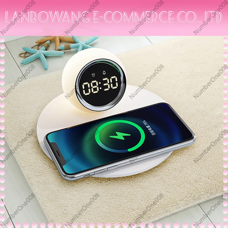 ワイヤレス充電器ナイトライト、多機能時計Bluetoothス - Desk Charging Station のレビューと価格