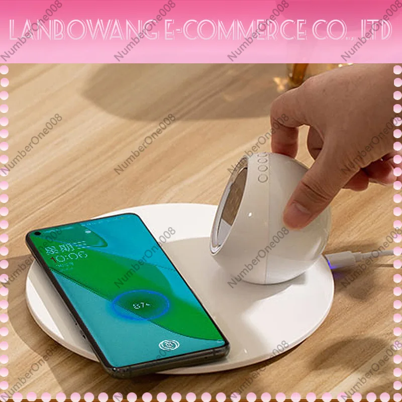 ワイヤレス充電器ナイトライト、多機能時計Bluetoothス - Desk Charging Station のレビューと価格