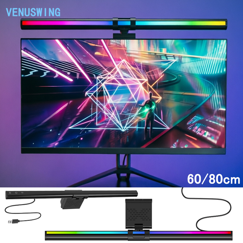 RGB ライト 60/80 センチメートルゲーム雰囲気照明モ - Home Office Work のレビューと価格