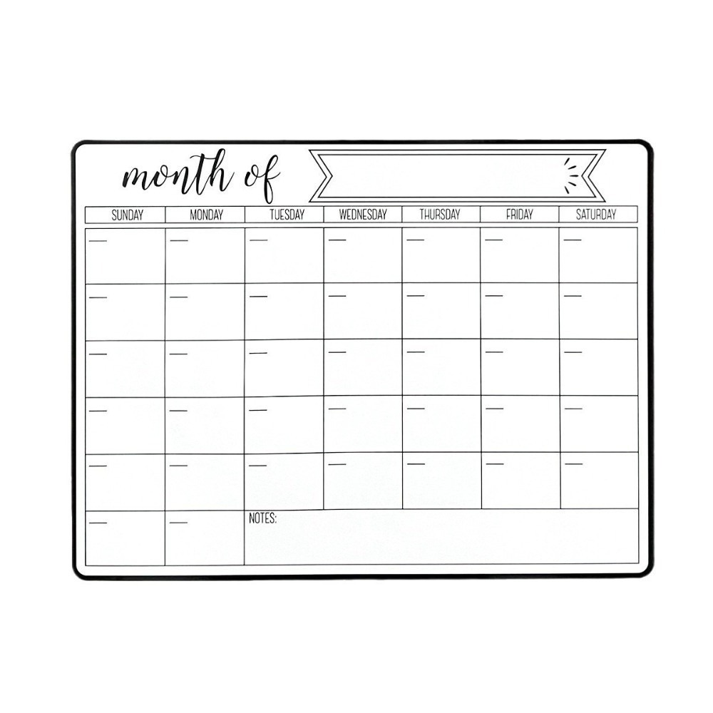 ポータブル磁気ドライイレースカレンダー 簡単に掃除できる 再 - Magnetic Calendar Board のレビューと価格