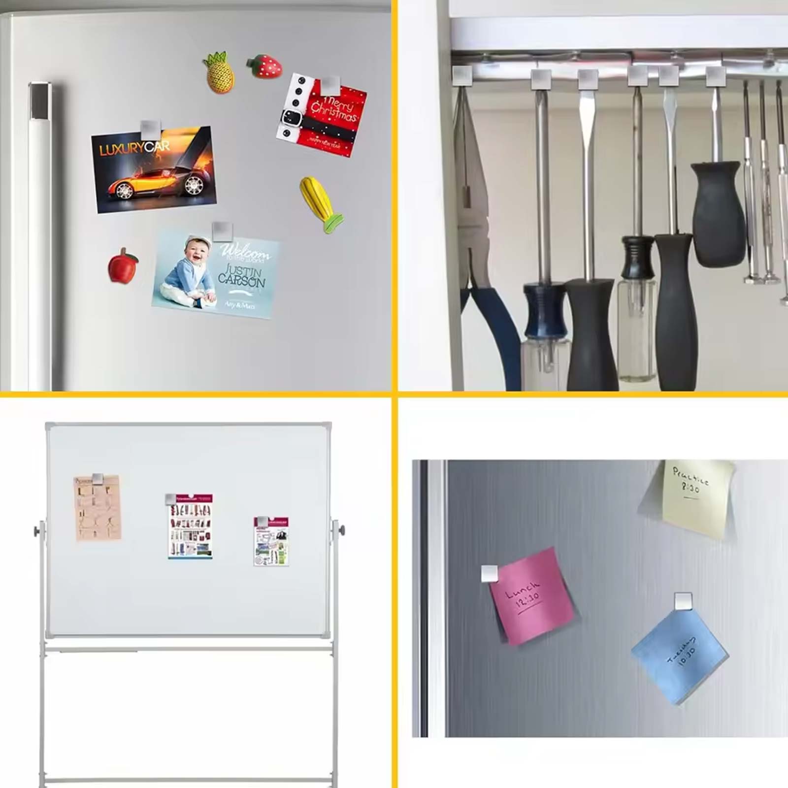 50/100個 小さな正方形の磁気キューブ 強力なミニ磁石  - Whiteboard Magnetic のレビューと価格