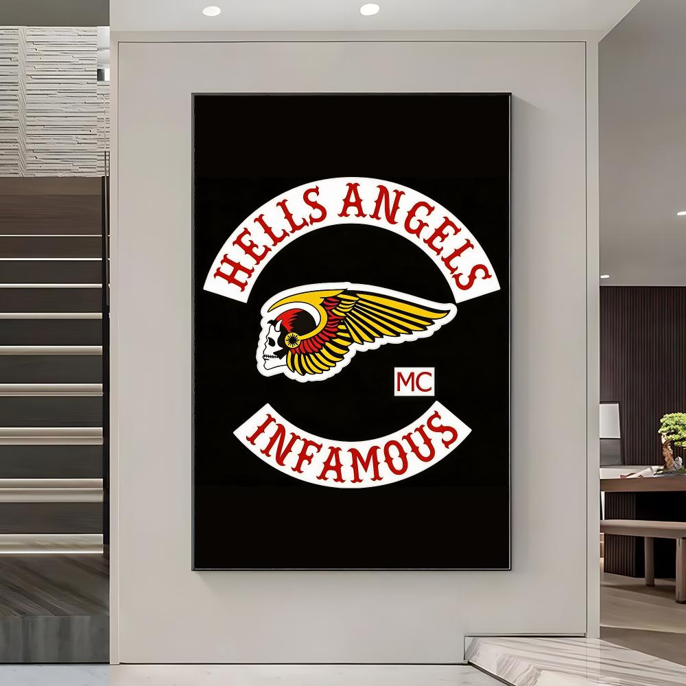 H-Hells A-Angels ロゴポスター ポスター ア - Home Office Logo のレビューと価格