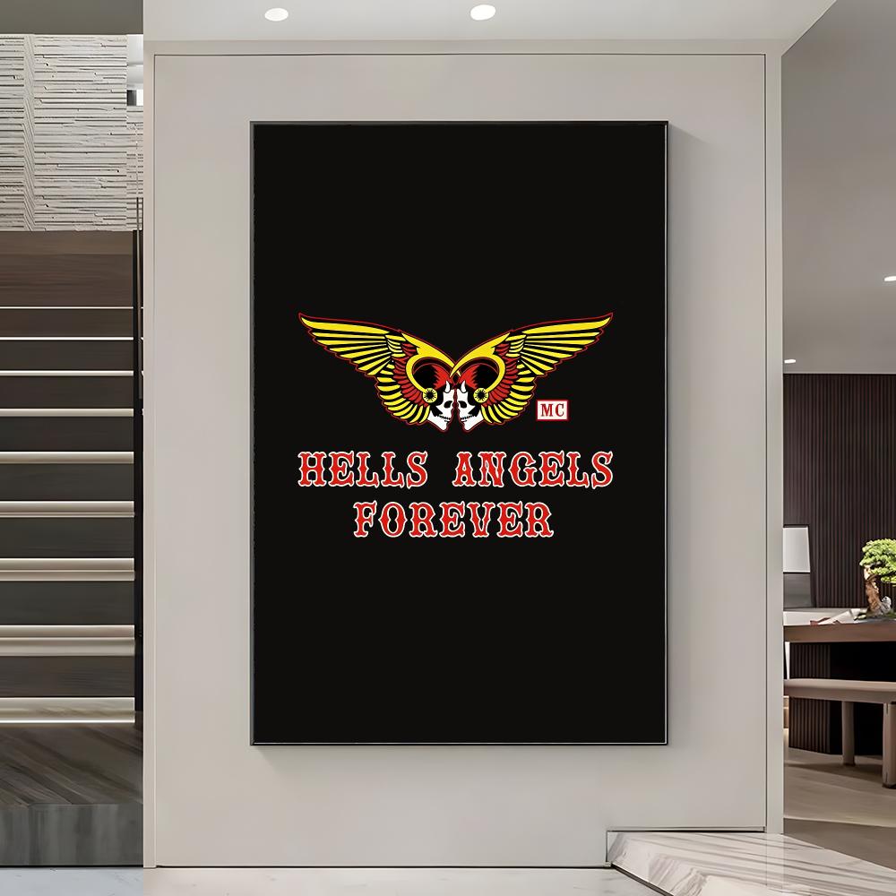 H-Hells A-Angels ロゴポスター ポスター ア - Home Office Logo のレビューと価格