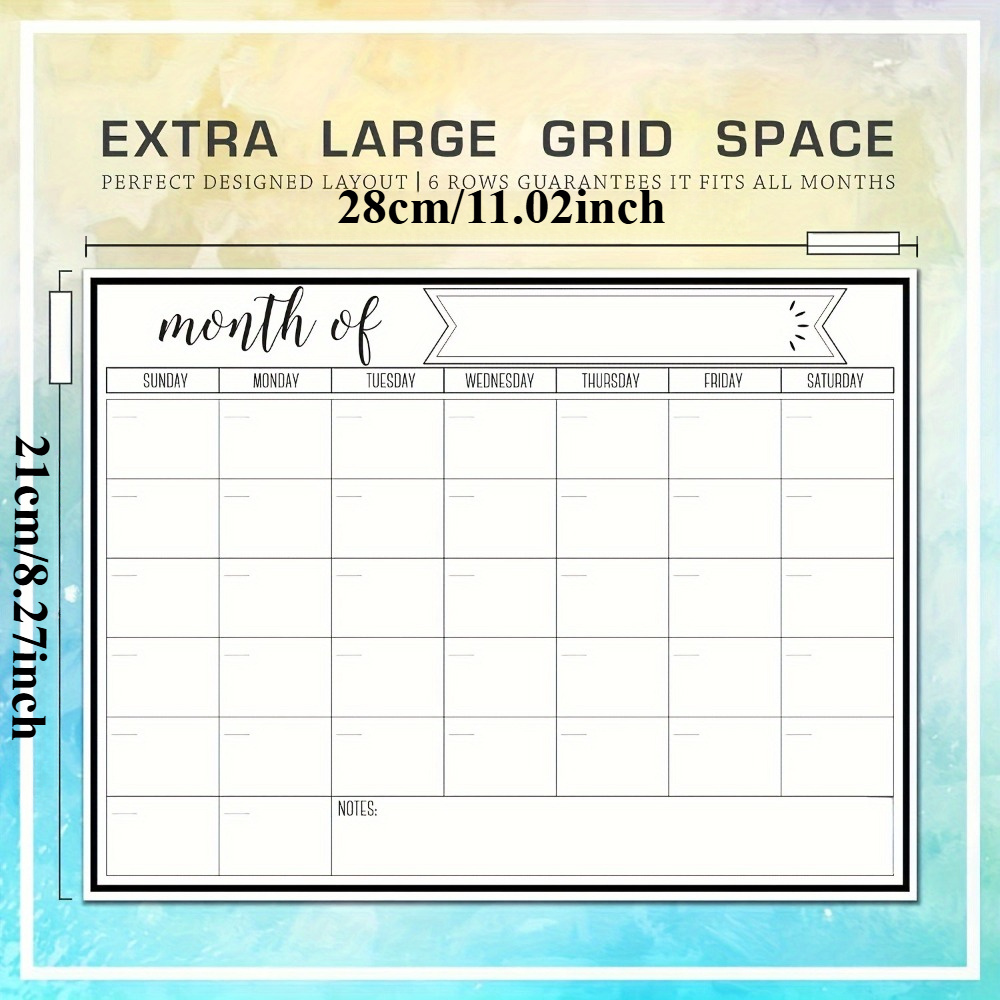 1個入りマグネット式ドライイレースカレンダー - ホワイトボ - Magnetic Calendar Board のレビューと価格