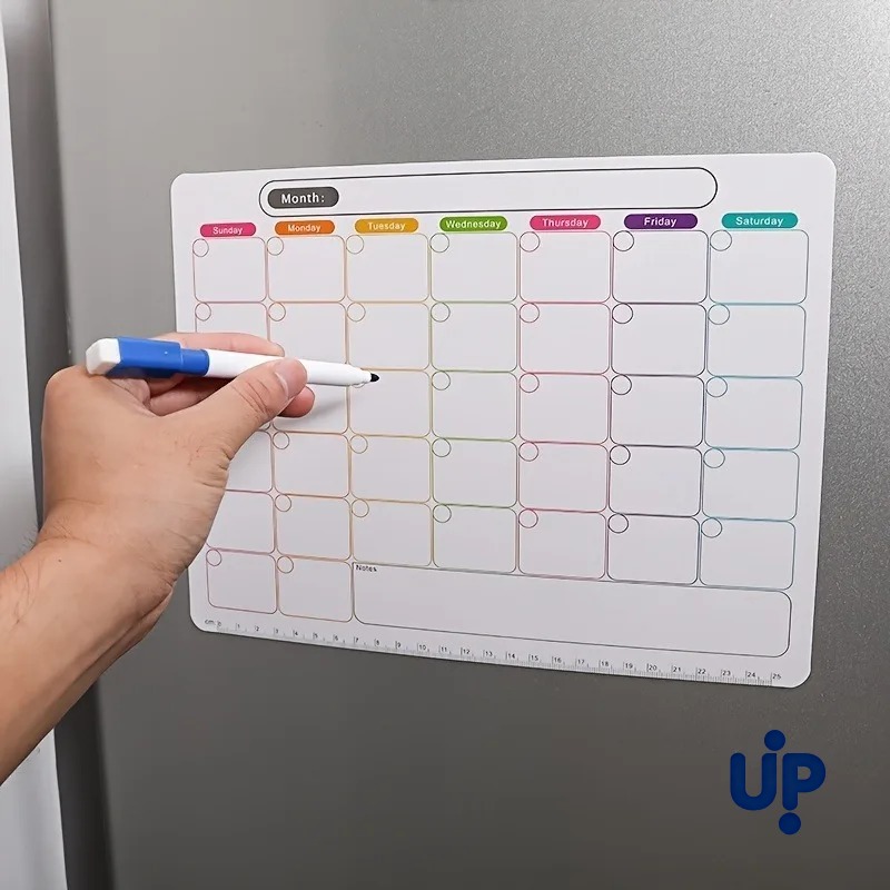 冷蔵庫用マグネット、月間・週間プランナー、磁気カレンダーステ - Magnetic Calendar Board のレビューと価格
