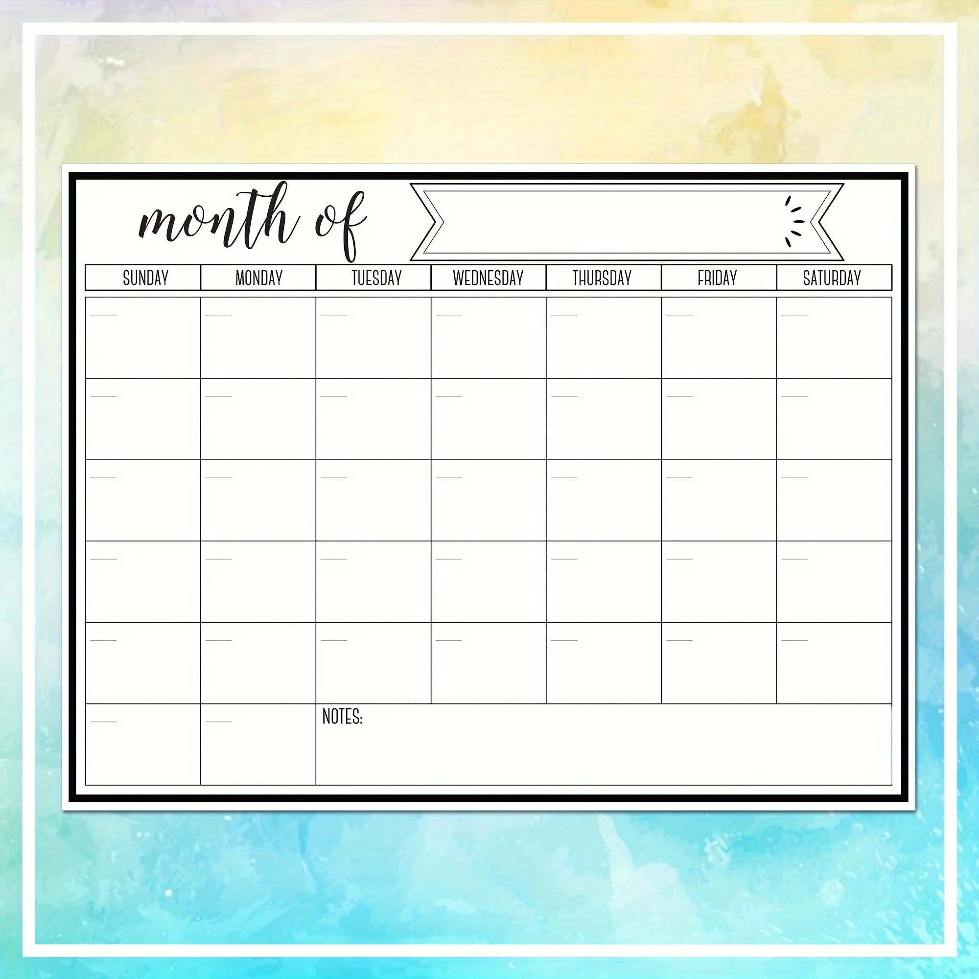 磁気式月間カレンダーホワイトボード、再利用可能な冷蔵庫プラン - Magnetic Calendar Board のレビューと価格