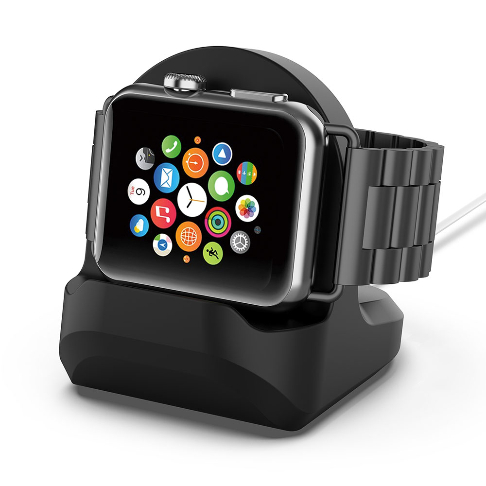 シリコーン充電器スタンド Apple Watch セリエ 8 - Desk Charging Station のレビューと価格