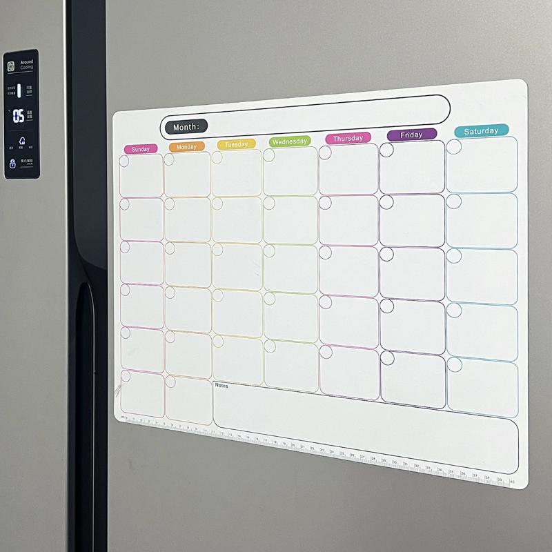 ホットセール ボード マグネット式冷蔵庫用ドライイレースカレ - Magnetic Calendar Board のレビューと価格