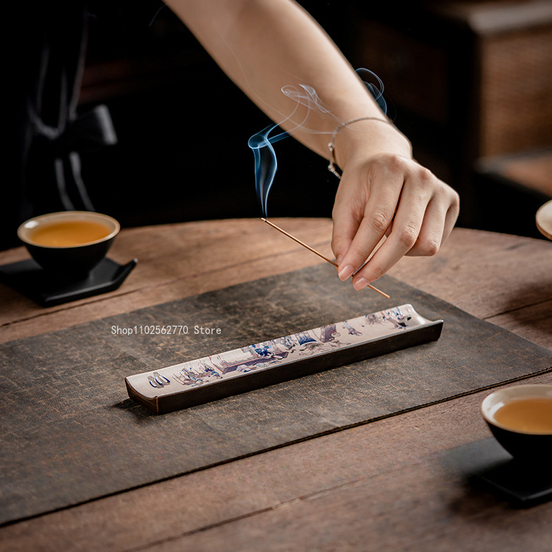 手作りのセラミック香炉,屋内,書斎,オフィス,お茶,ヨガ,ア - Home Office Yoga Room のレビューと価格