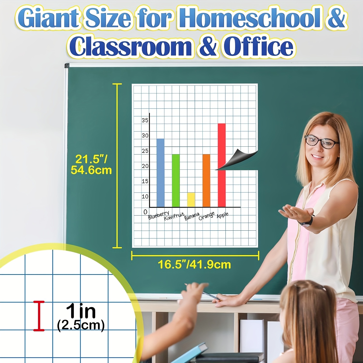 大型磁気グリッド書き込みボード、21.5 X 16.5、デジ - Whiteboard Magnetic のレビューと価格