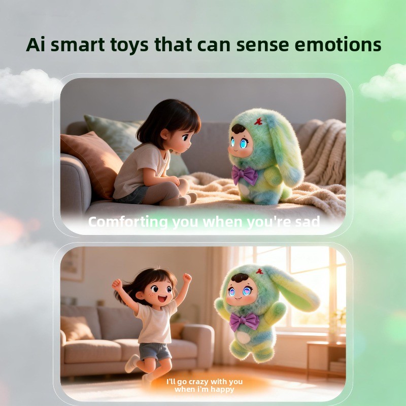 AIスマート音声対話感情表現ロボット、LEDアイ電子ペット人 - English Home Office のレビューと価格