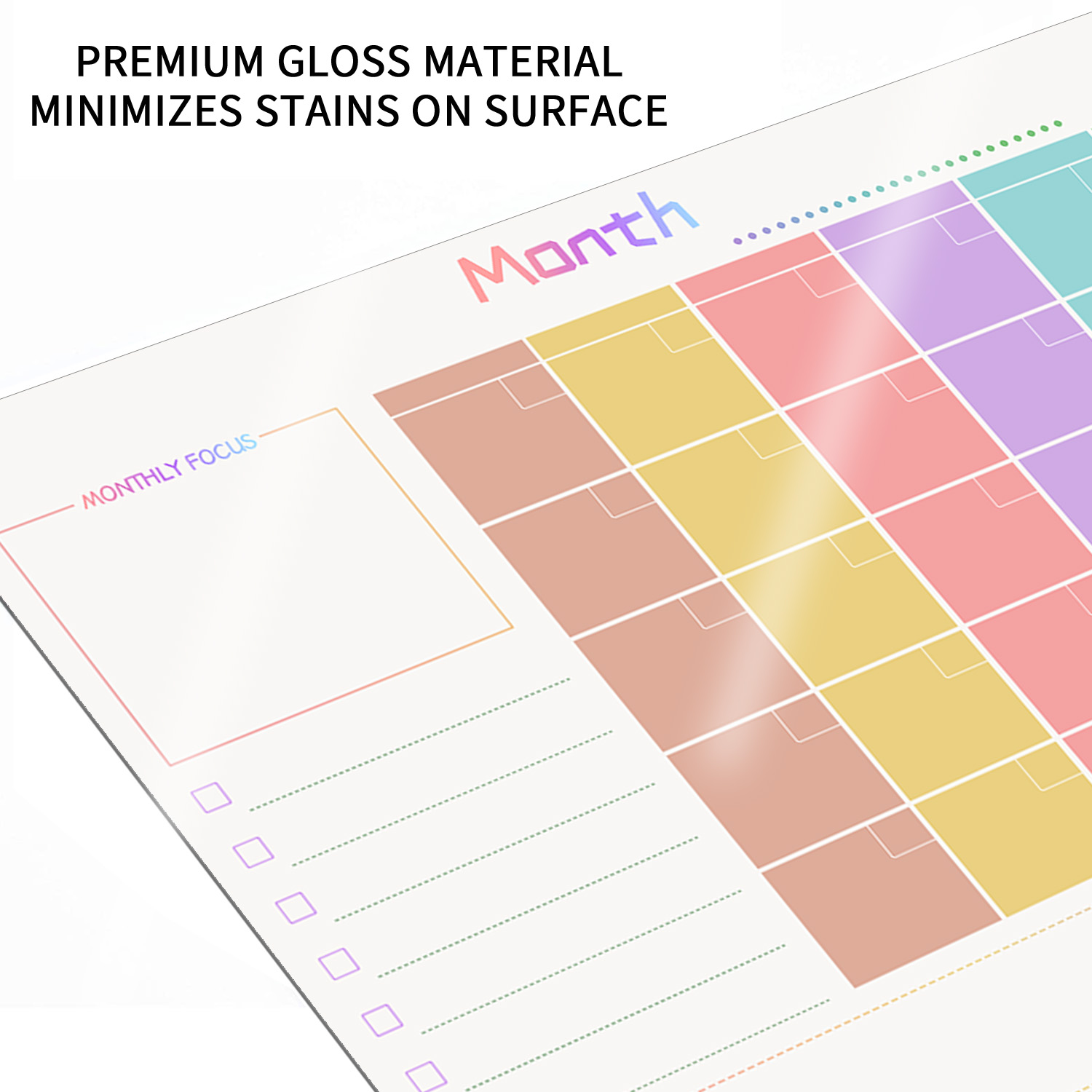磁気ウィークリープランナー冷蔵庫ホワイトボード 40×30c - Magnetic Calendar Board のレビューと価格